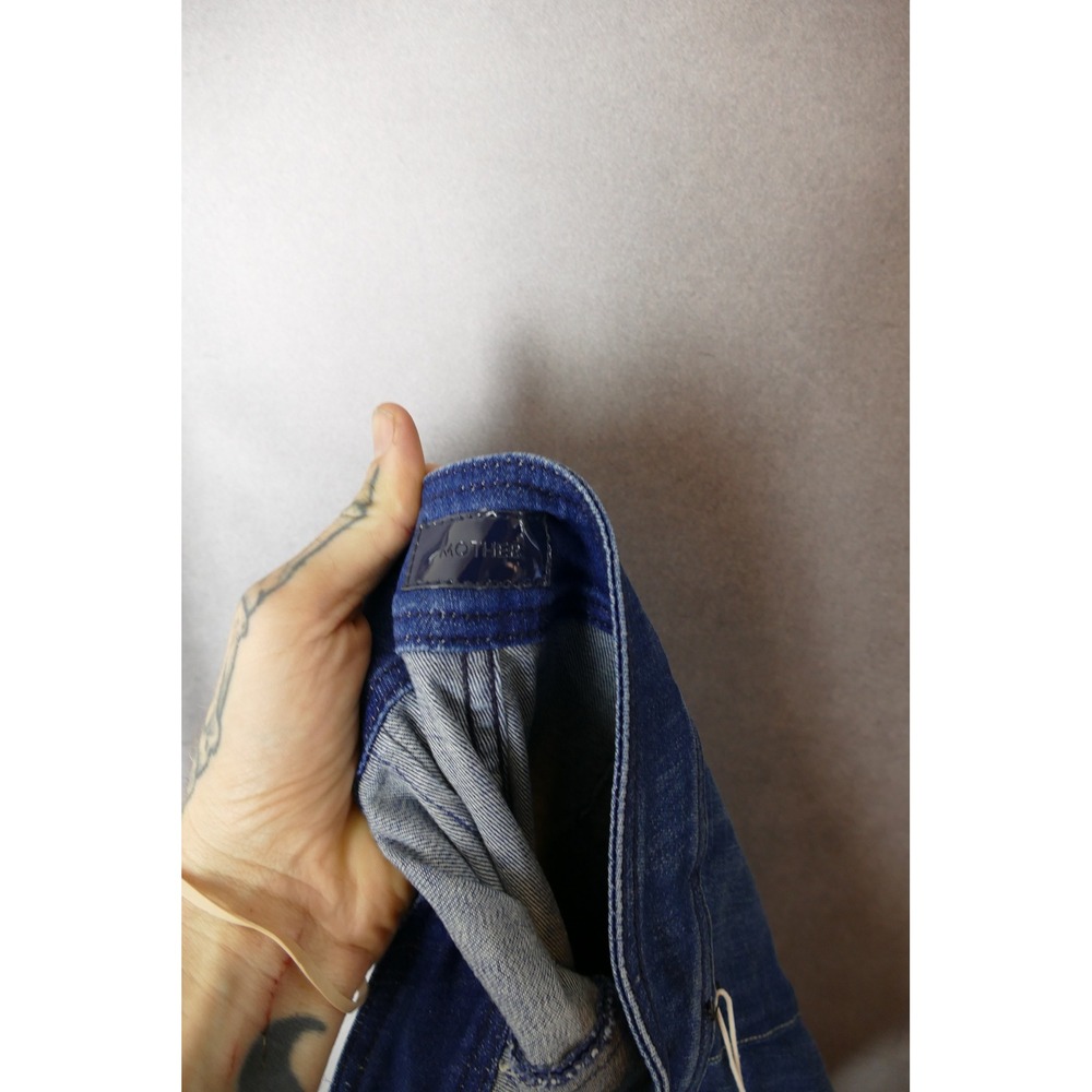 Mother RARE The Double Zip Pocket Flare Leg Jeans Womens Size‎ 28 Blue Denim - Picture 14 of 14
